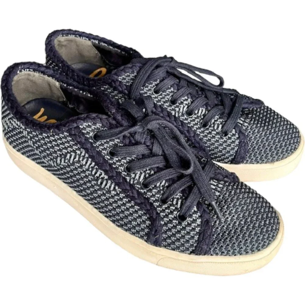 Sam Edelman Elena Knit Sneakers - Baltic Navy/Smokey Blue - 9